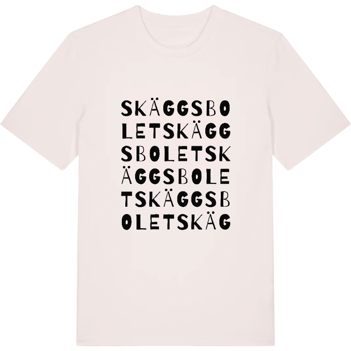 Skäggsbolet ordlek t-shirt – t-shirt från PinShirt