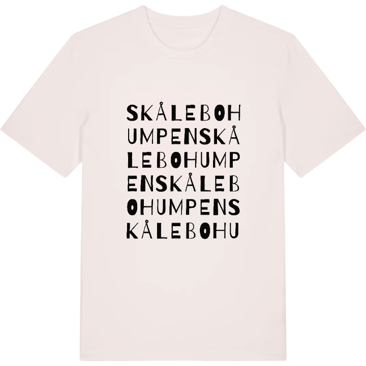 Skålebohumpen ordlek t-shirt – t-shirt från PinShirt