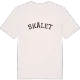Skälet böjd t-shirt