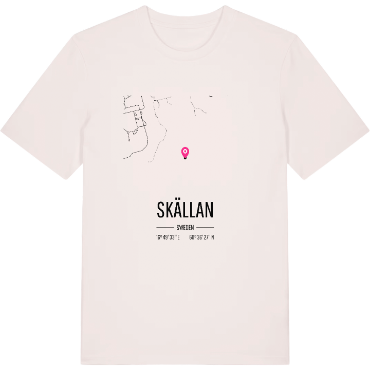 Skällan karta t-shirt – t-shirt från PinShirt