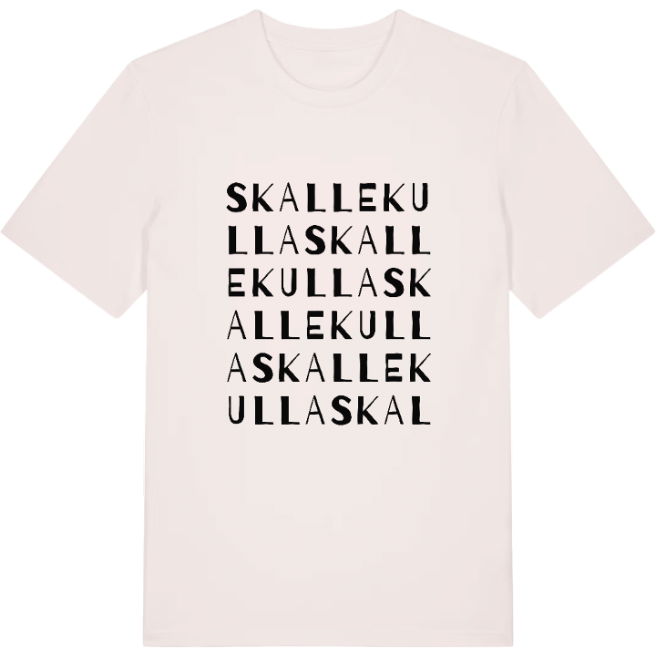 Skallekulla ordlek t-shirt – t-shirt från PinShirt