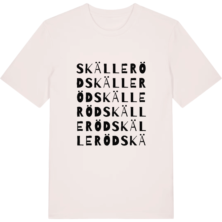Skälleröd ordlek t-shirt – t-shirt från PinShirt