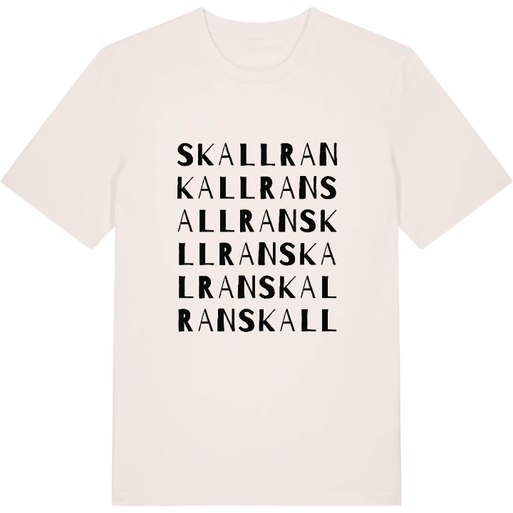 Skallran ordlek t-shirt – t-shirt från PinShirt