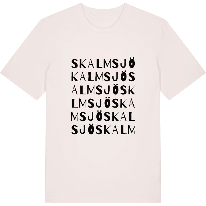 Skalmsjö ordlek t-shirt – t-shirt från PinShirt