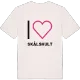 Jag älskar Skålshult t-shirt stort tryck