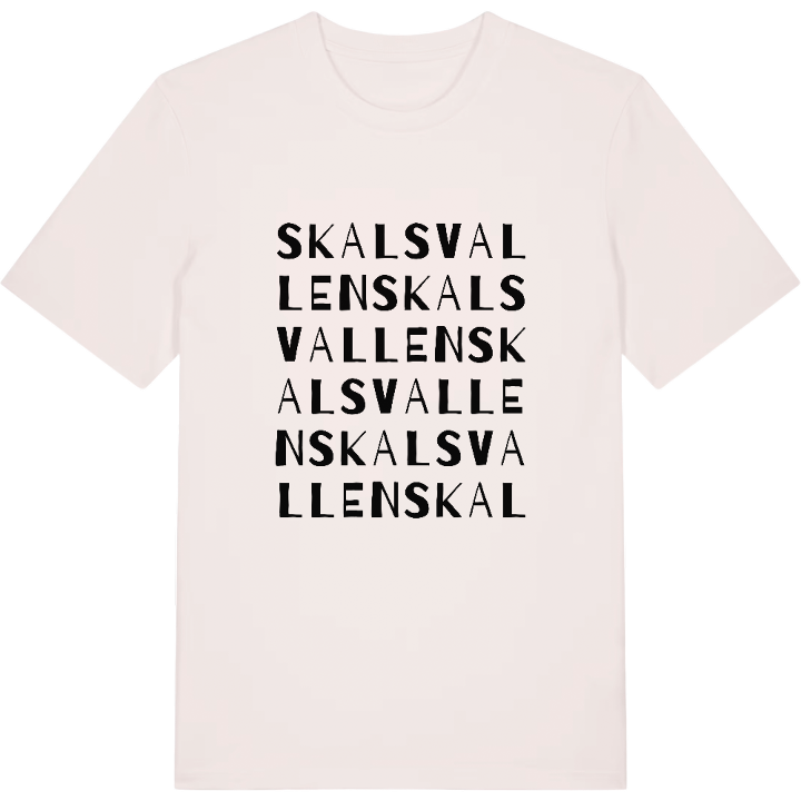 Skalsvallen ordlek t-shirt – t-shirt från PinShirt