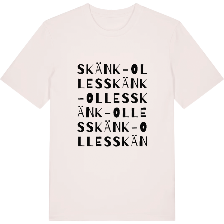 Skänk-Olles ordlek t-shirt – t-shirt från PinShirt