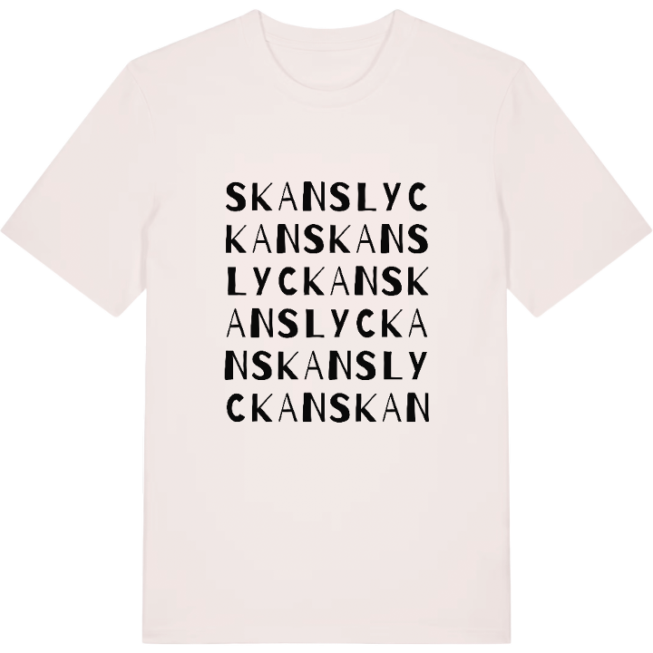 Skanslyckan ordlek t-shirt – t-shirt från PinShirt