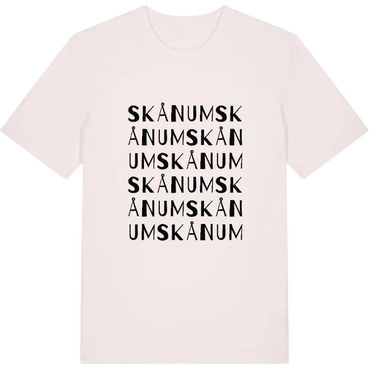 Skånum ordlek t-shirt – t-shirt från PinShirt