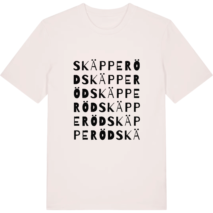 Skäpperöd ordlek t-shirt – t-shirt från PinShirt