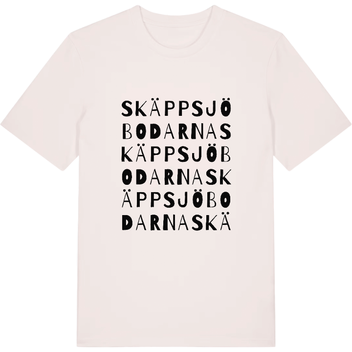 Skäppsjöbodarna ordlek t-shirt – t-shirt från PinShirt