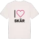 Jag älskar Skär t-shirt stort tryck