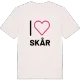 Jag älskar Skår t-shirt stort tryck