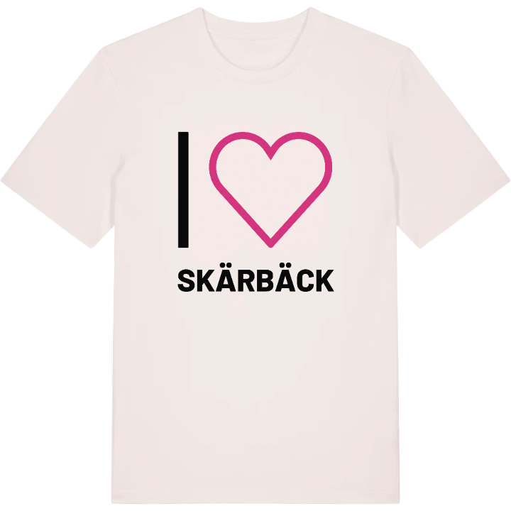 Jag älskar Skärbäck t-shirt stort tryck – t-shirt från PinShirt