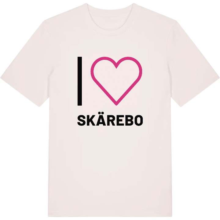 Jag älskar Skärebo t-shirt stort tryck – t-shirt från PinShirt