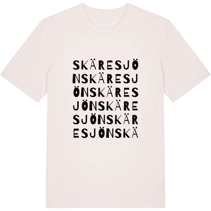 Skäresjön ordlek t-shirt – t-shirt från PinShirt