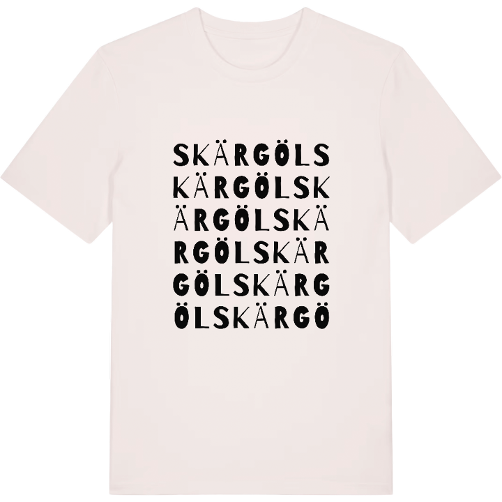 Skärgöl ordlek t-shirt – t-shirt från PinShirt