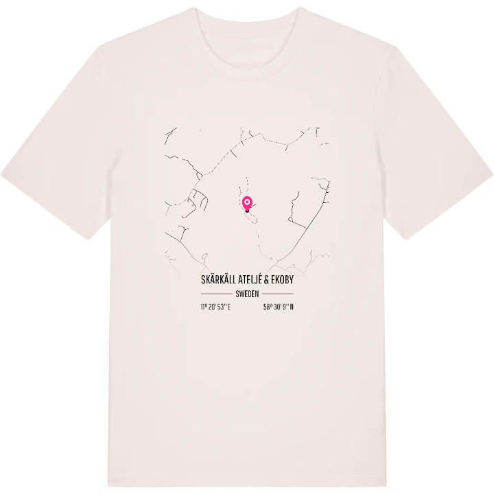 Skärkäll ateljé & ekoby karta t-shirt – t-shirt från PinShirt