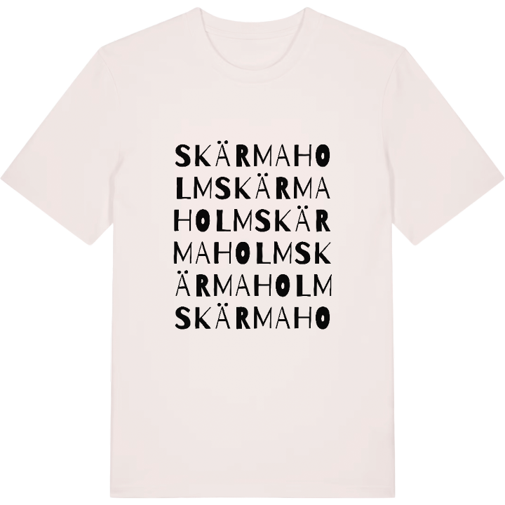 Skärmaholm ordlek t-shirt – t-shirt från PinShirt