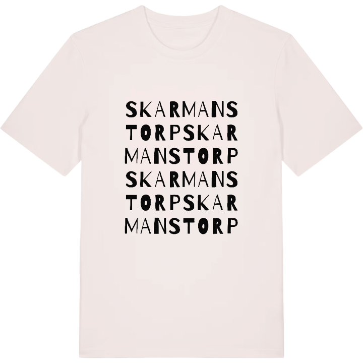 Skarmanstorp ordlek t-shirt – t-shirt från PinShirt