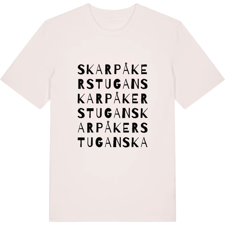 Skarpåkerstugan ordlek t-shirt – t-shirt från PinShirt