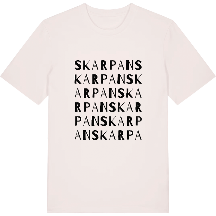 Skarpan ordlek t-shirt – t-shirt från PinShirt