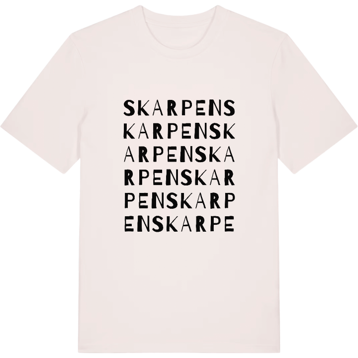 Skarpen ordlek t-shirt – t-shirt från PinShirt
