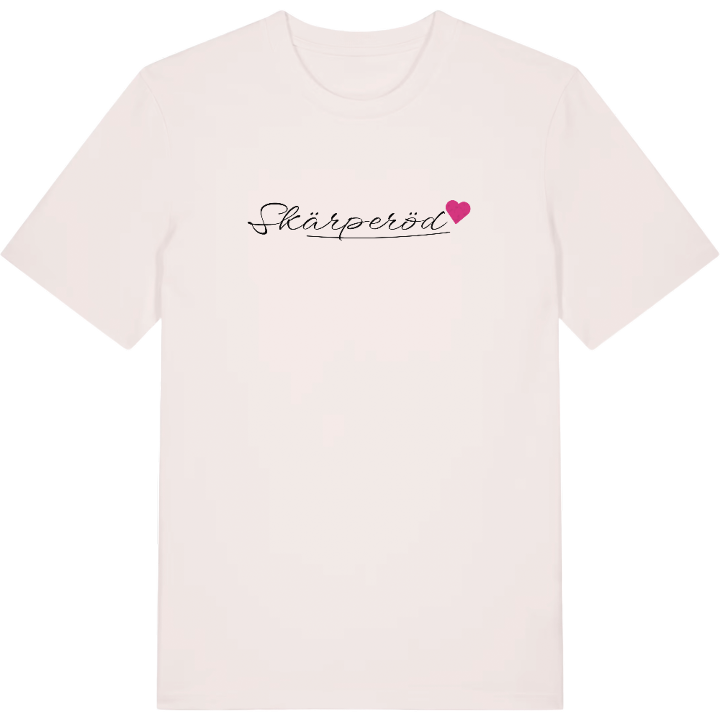 Skärperöd hjärta t-shirt – t-shirt från PinShirt