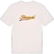 Skårperöd baseball t-shirt