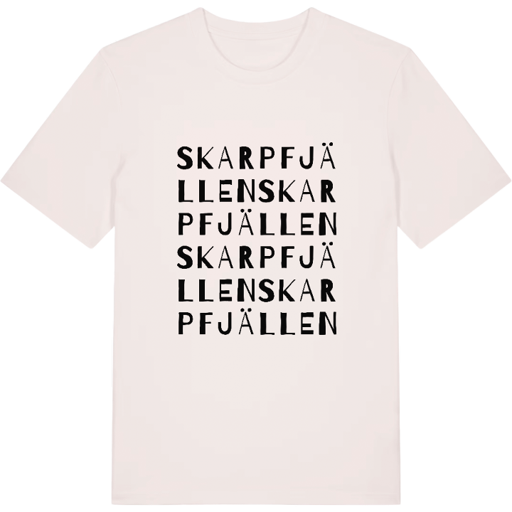 Skarpfjällen ordlek t-shirt – t-shirt från PinShirt