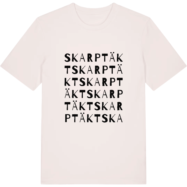 Skarptäkt ordlek t-shirt – t-shirt från PinShirt