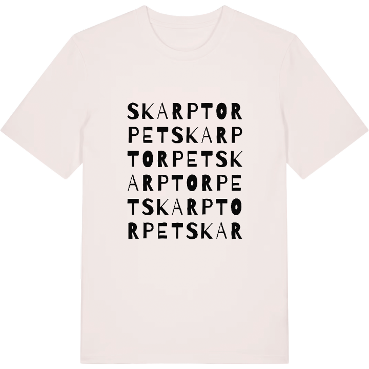 Skarptorpet ordlek t-shirt – t-shirt från PinShirt