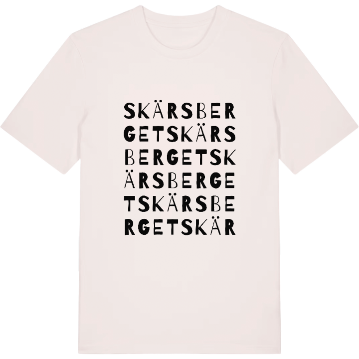 Skärsberget ordlek t-shirt – t-shirt från PinShirt