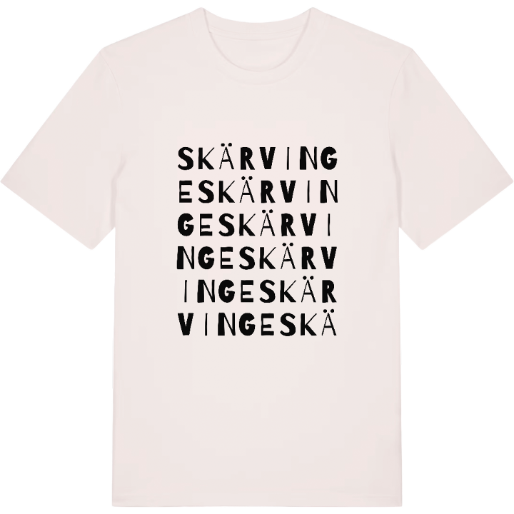 Skärvinge ordlek t-shirt – t-shirt från PinShirt