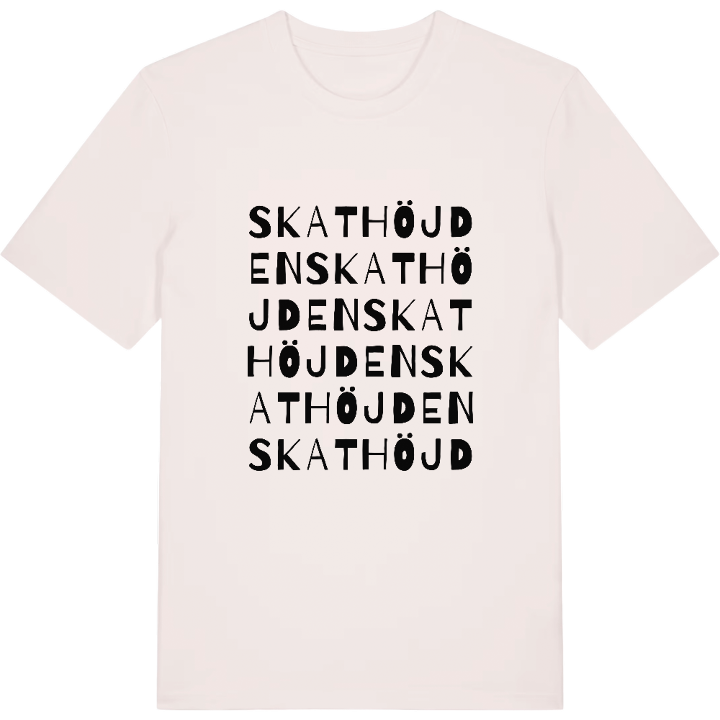 Skathöjden ordlek t-shirt – t-shirt från PinShirt