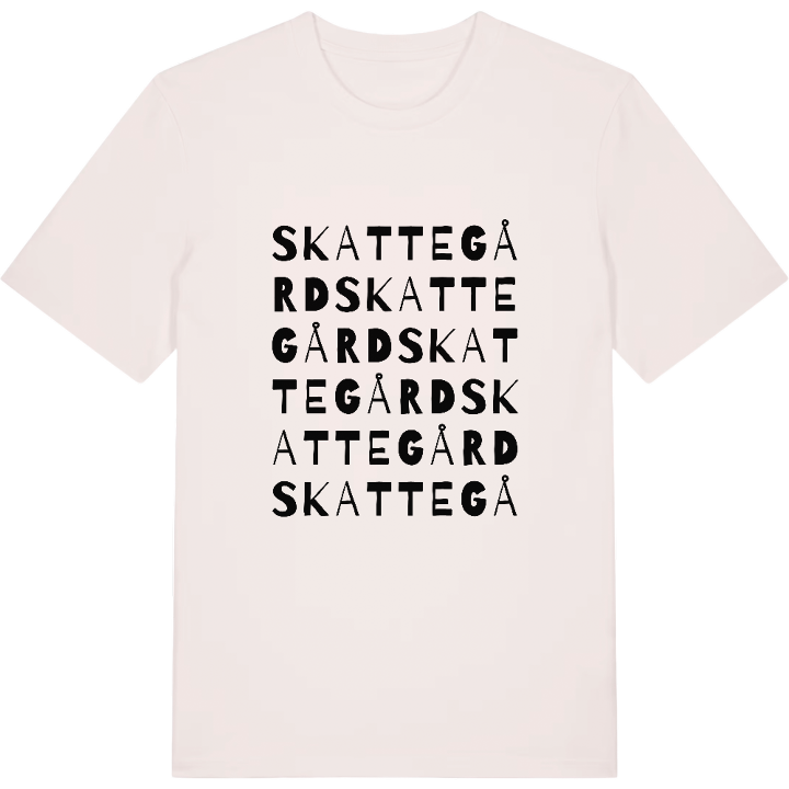 Skattegård ordlek t-shirt – t-shirt från PinShirt