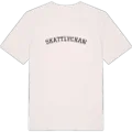Skattlyckan böjd t-shirt