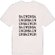 Skeven ordlek t-shirt