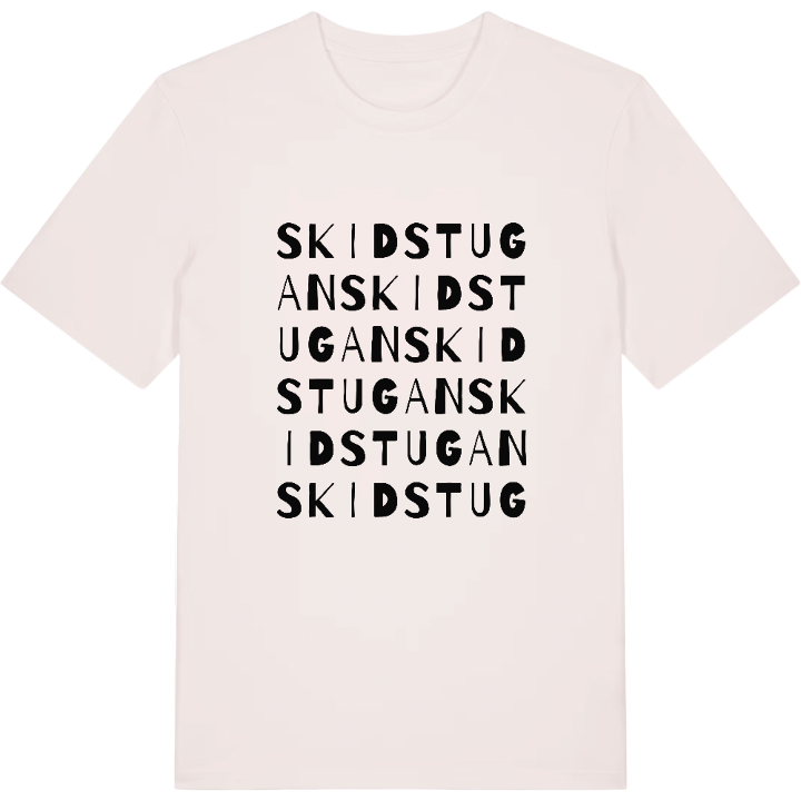 Skidstugan ordlek t-shirt – t-shirt från PinShirt