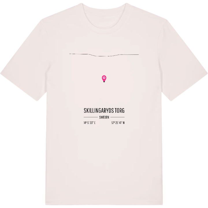 Skillingaryds torg karta t-shirt – t-shirt från PinShirt