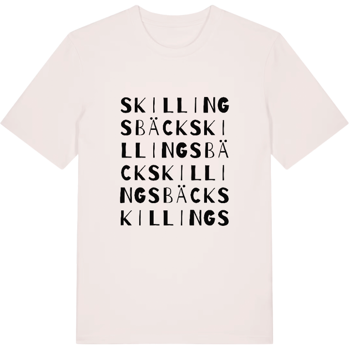 Skillingsbäck ordlek t-shirt – t-shirt från PinShirt