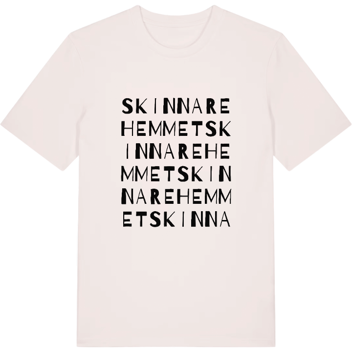 Skinnarehemmet ordlek t-shirt – t-shirt från PinShirt