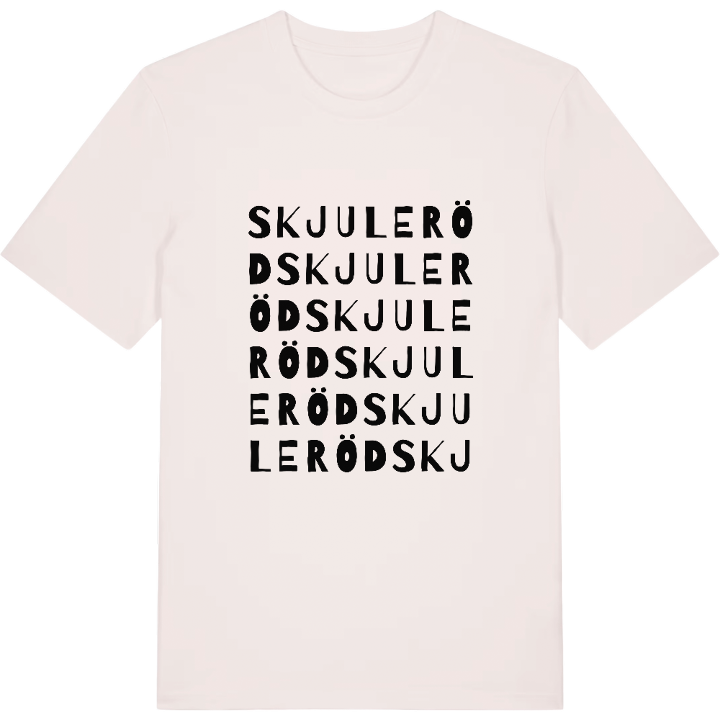 Skjuleröd ordlek t-shirt – t-shirt från PinShirt