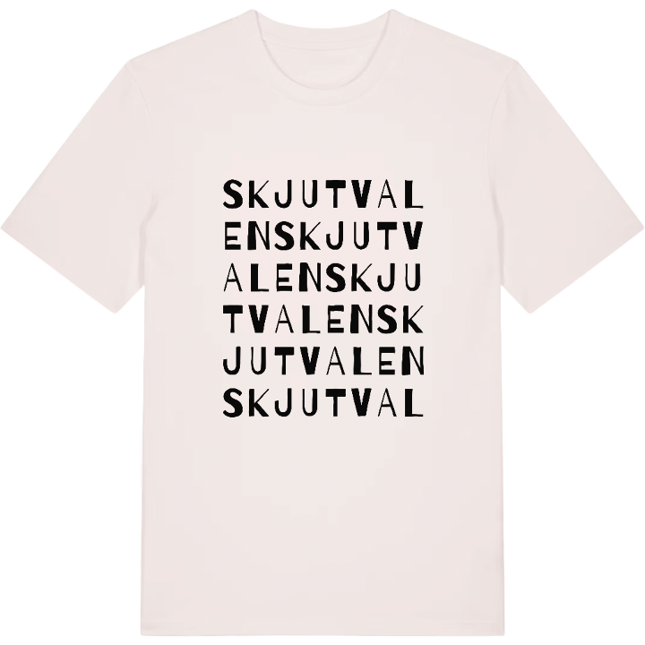 Skjutvalen ordlek t-shirt – t-shirt från PinShirt