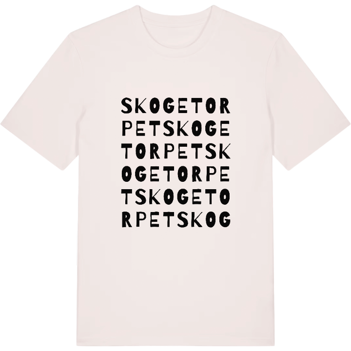 Skogetorpet ordlek t-shirt – t-shirt från PinShirt
