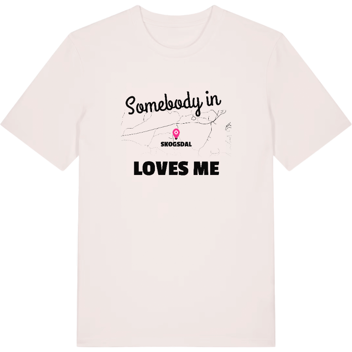 Någon i Skogsdal älskar mig t-shirt – t-shirt från PinShirt