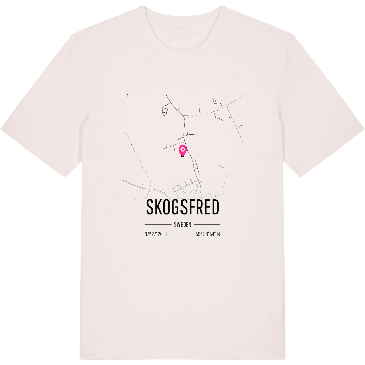 Skogsfred karta t-shirt – t-shirt från PinShirt