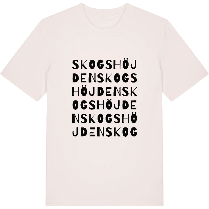 Skogshöjden ordlek t-shirt – t-shirt från PinShirt