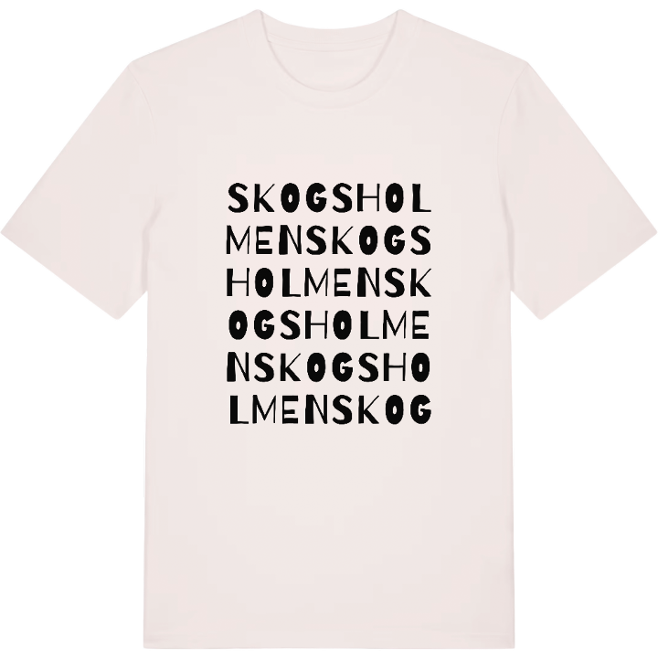 Skogsholmen ordlek t-shirt – t-shirt från PinShirt
