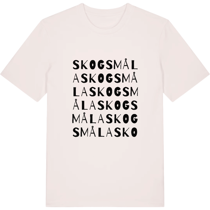 Skogsmåla ordlek t-shirt – t-shirt från PinShirt